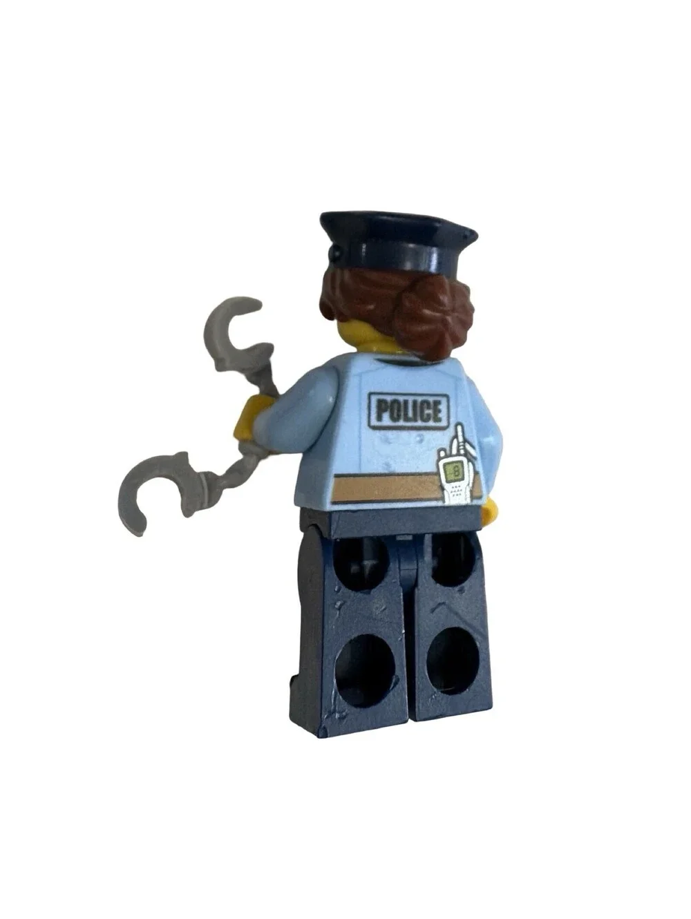 LEGO CITY Police Officer Female Minifigure USED Handcuffs